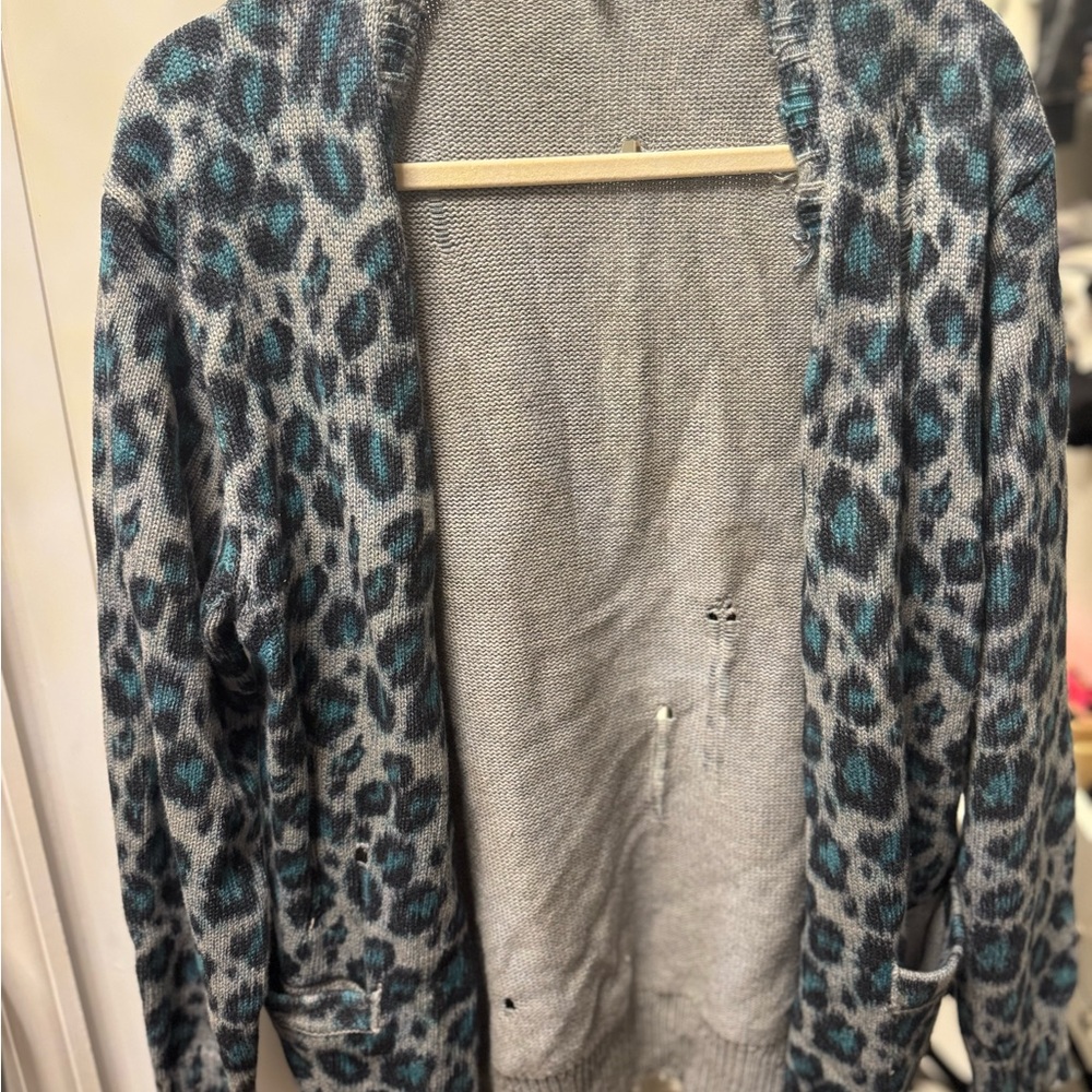 R13 Gray Knit Sweater